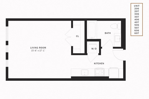 Studio S1 529 SF Coen